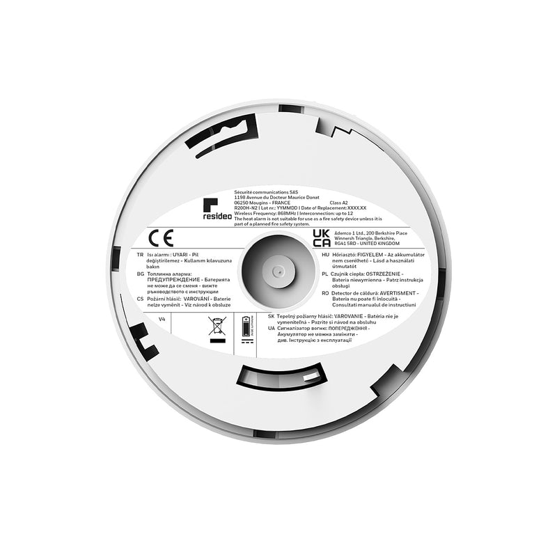 Honeywell Home Birbirine Bağlanabilir Isı Alarmı - R200H-N2