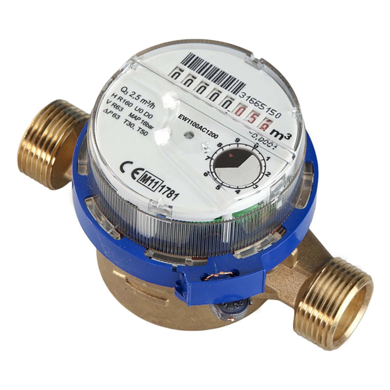 Resideo SJ Su Sayacı Q3=4, DN20, Max 90°C,130MM - EW1101AC2000